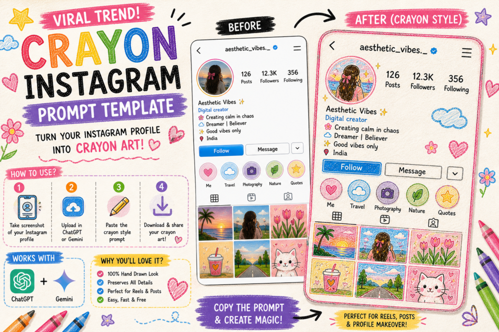 Crayon Trend Instagram Prompt For ChatGPT